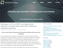 Tablet Screenshot of blog.inventti.com.br